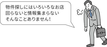 地域を網羅する物件情報